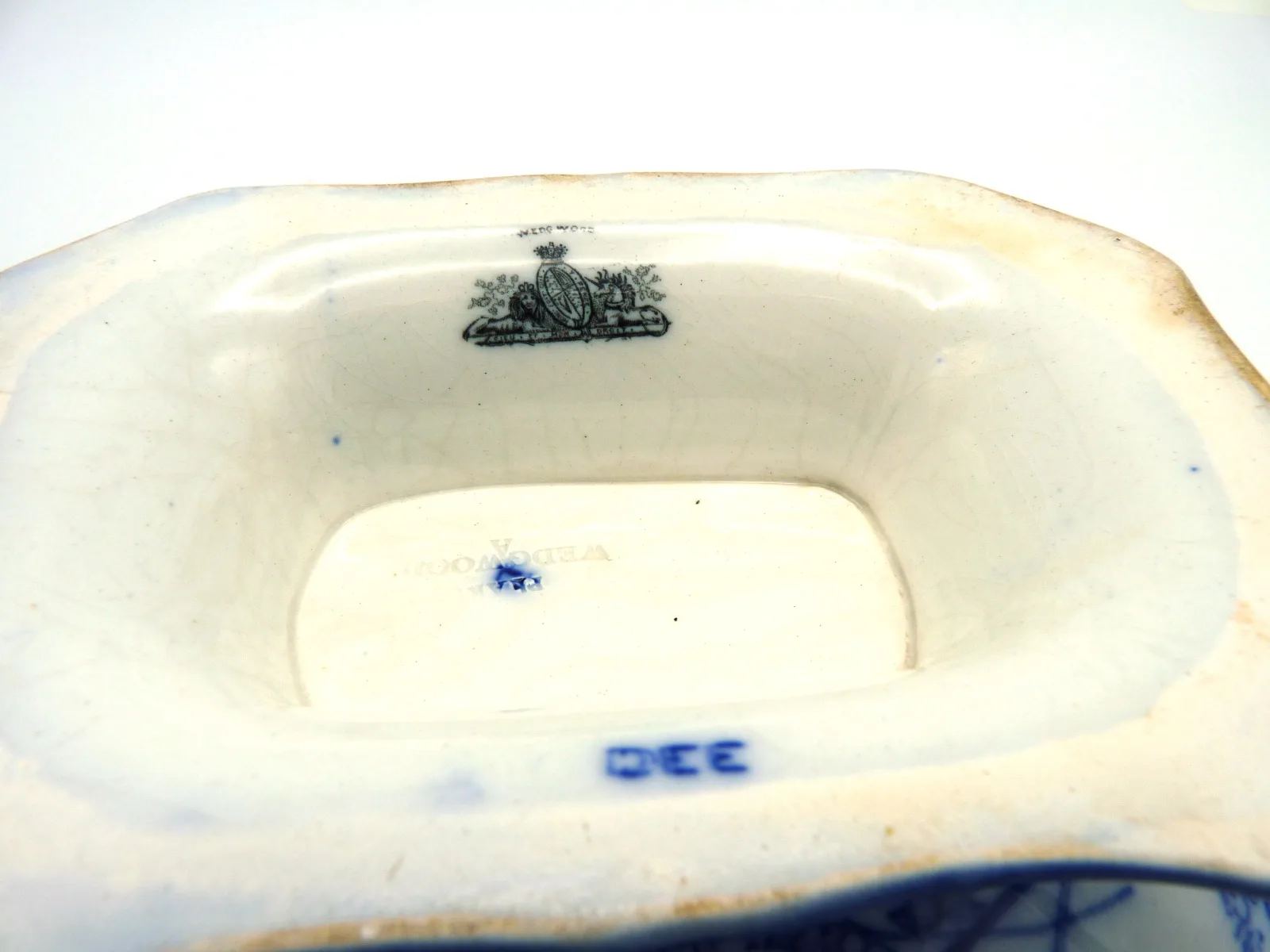 Flow Blue Pedestal Compote - Image 5