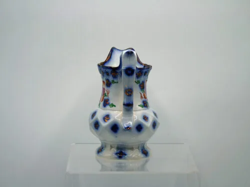 Flow Blue Gaudy Welsh Jug - Image 2