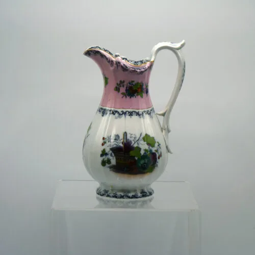 Mulberry Jug with Pink Ground