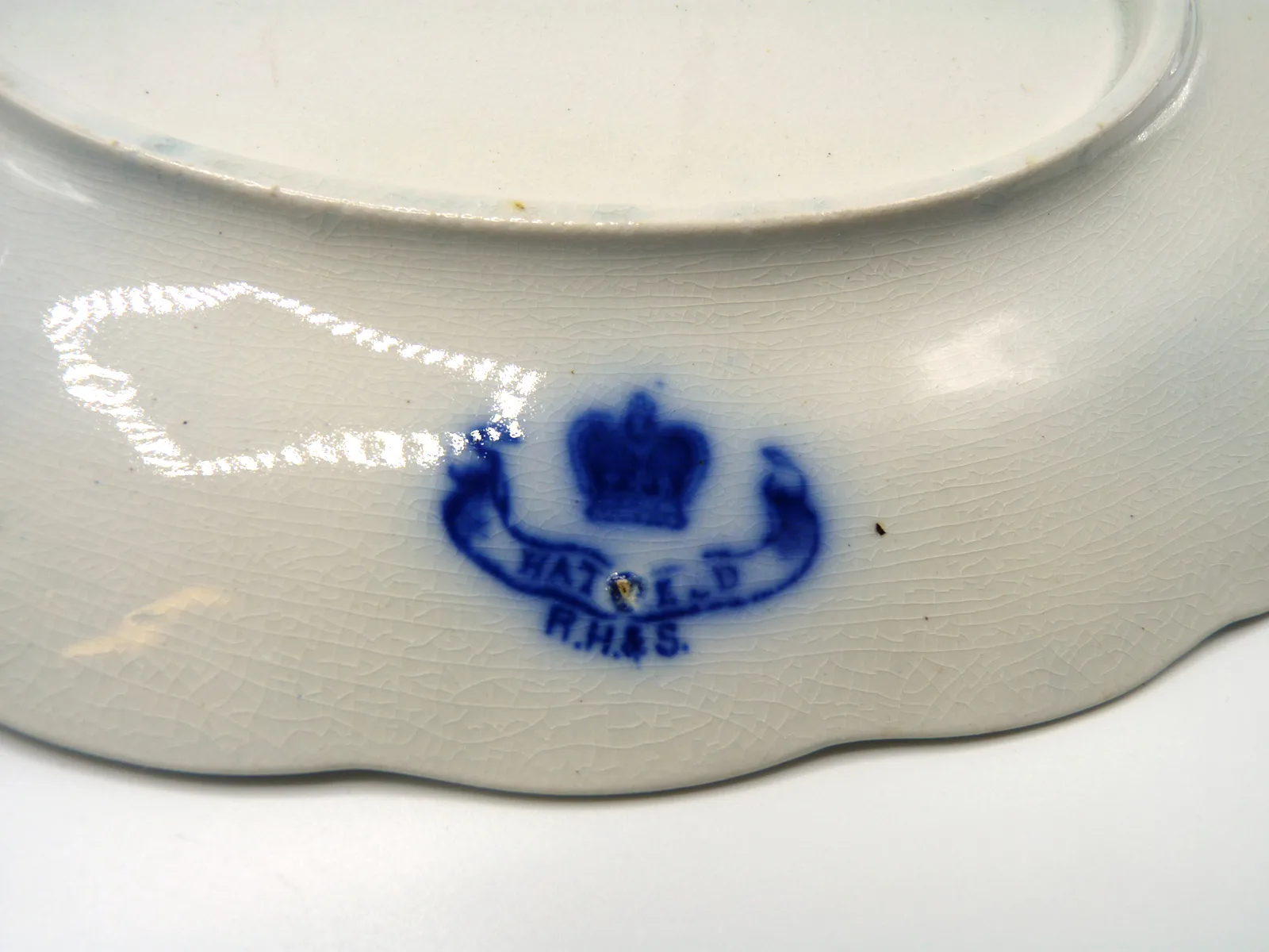 Flow Blue Sauce Tureen and Undertray - Hatfield - - Image 3