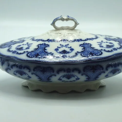 Flow Blue Vegetable Tureen - Alton