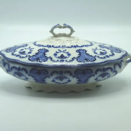 Flow Blue Vegetable Tureen - Alton