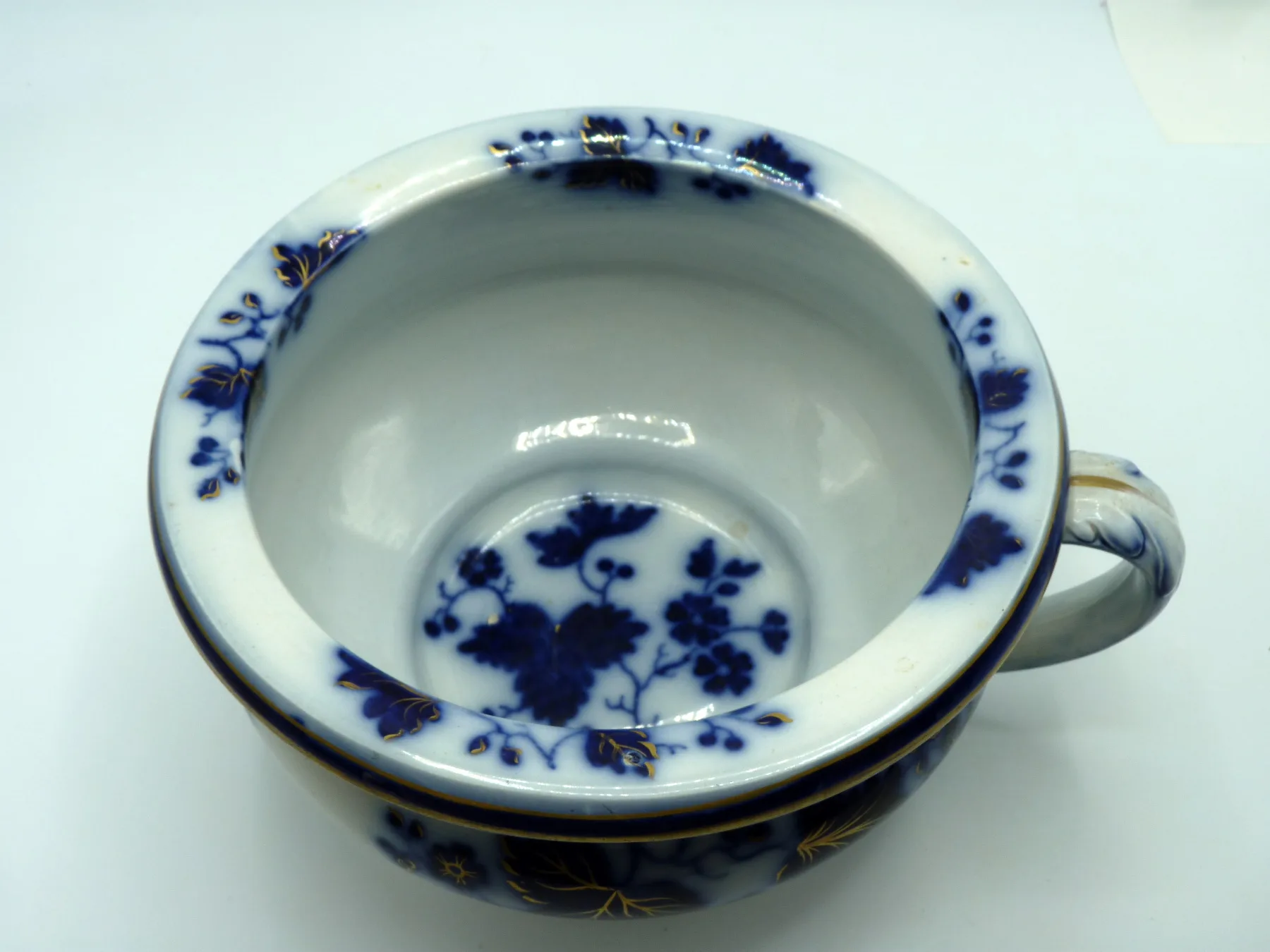 Flow Blue Chamber Pot - Image 2