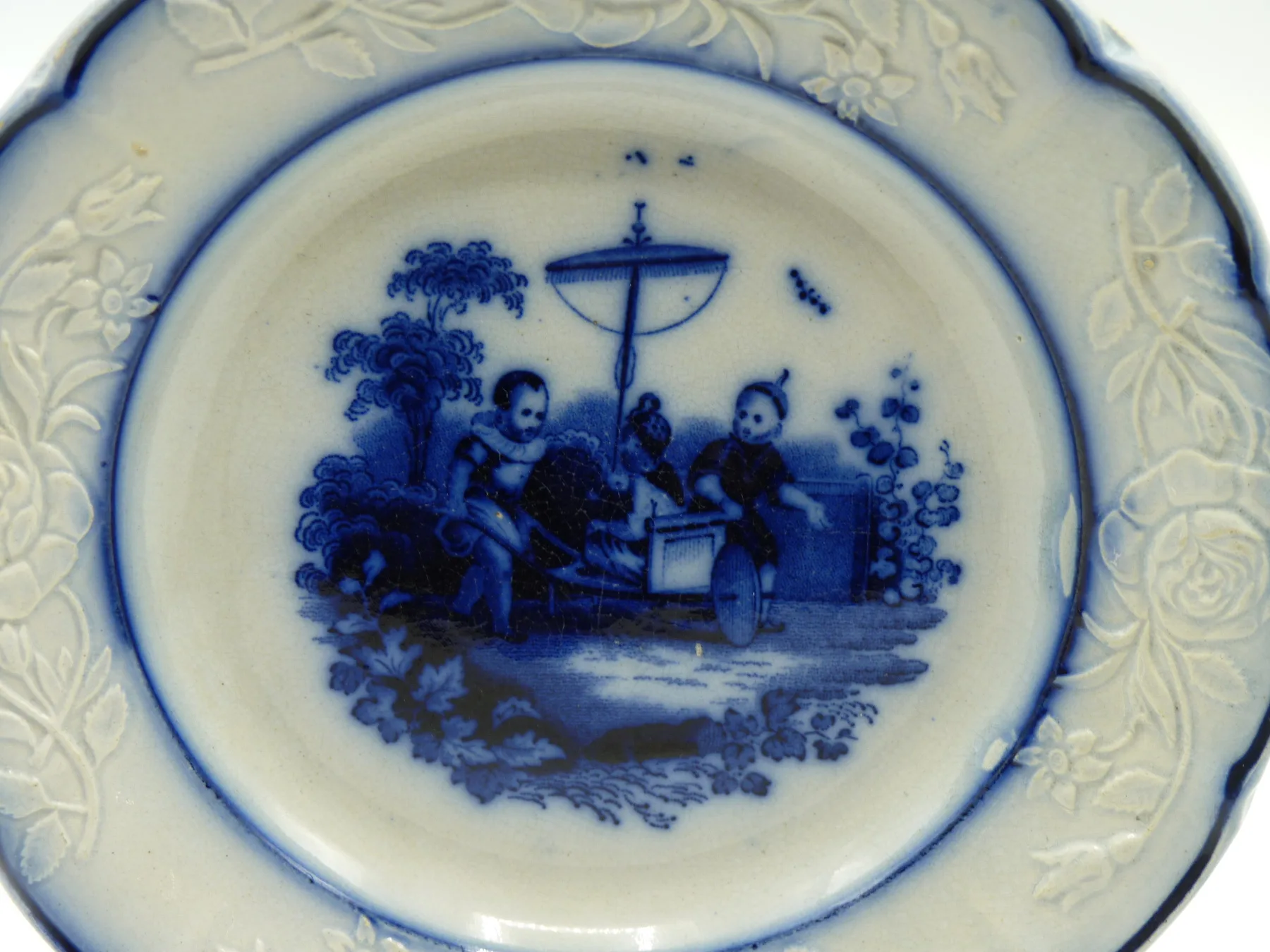Childs Flow Blue Plate - Image 2