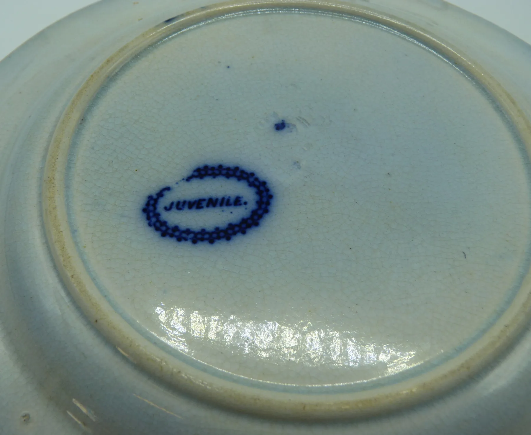 Childs Flow Blue Plate - Image 3