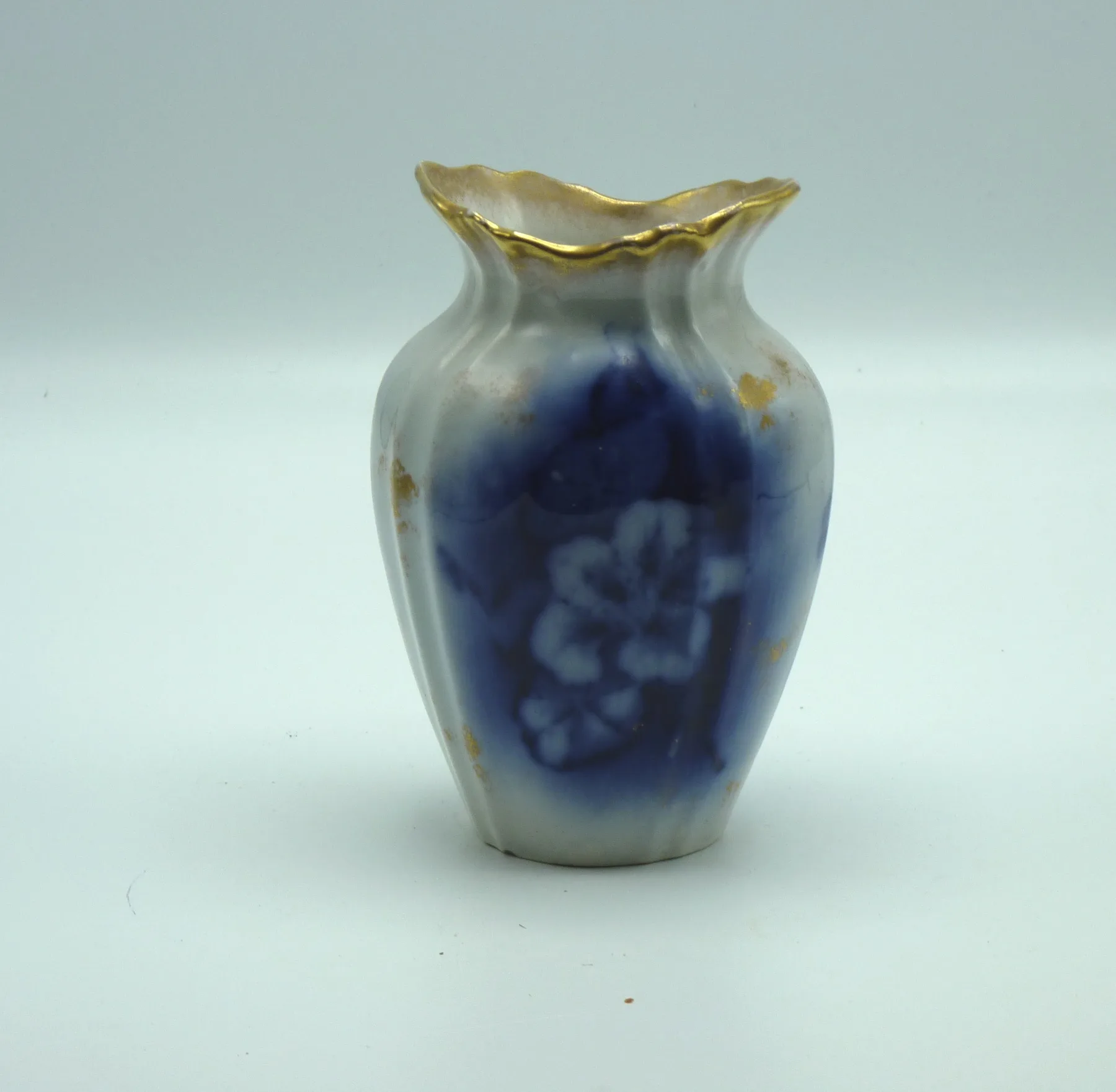 Flow Blue Adderley Toothbrush Vase - Image 2