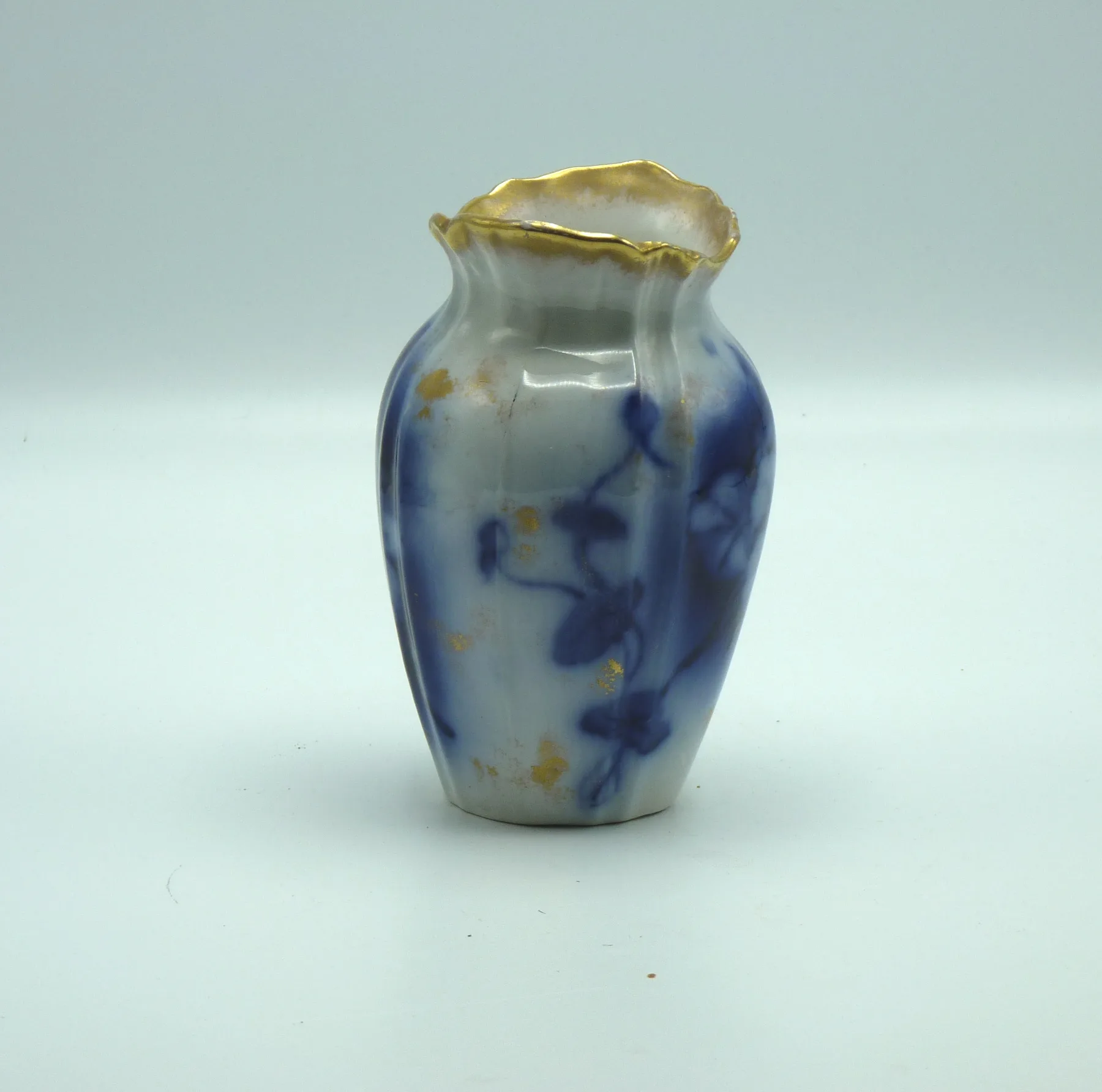 Flow Blue Adderley Toothbrush Vase - Image 3