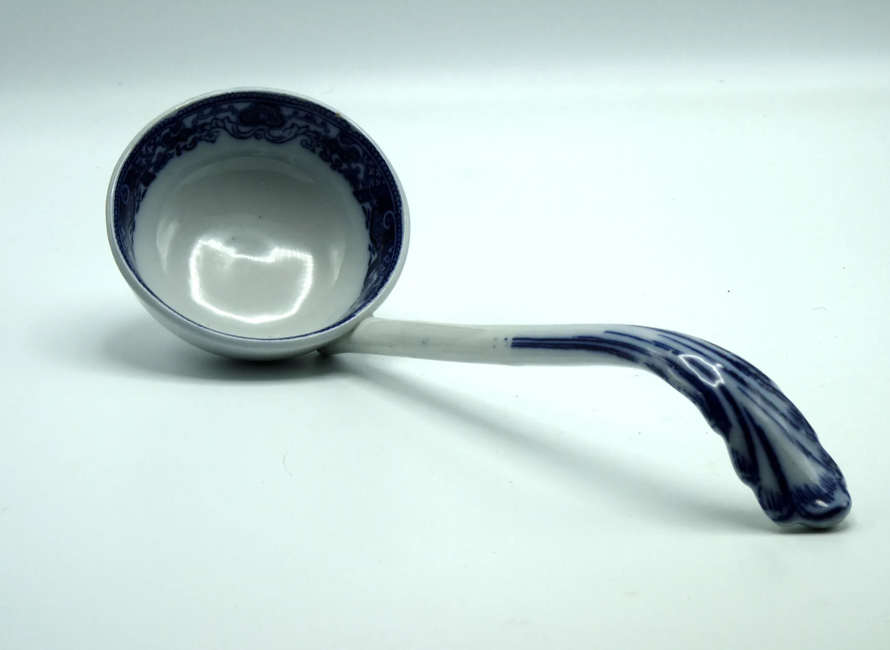 Flow Blue Soup Ladle