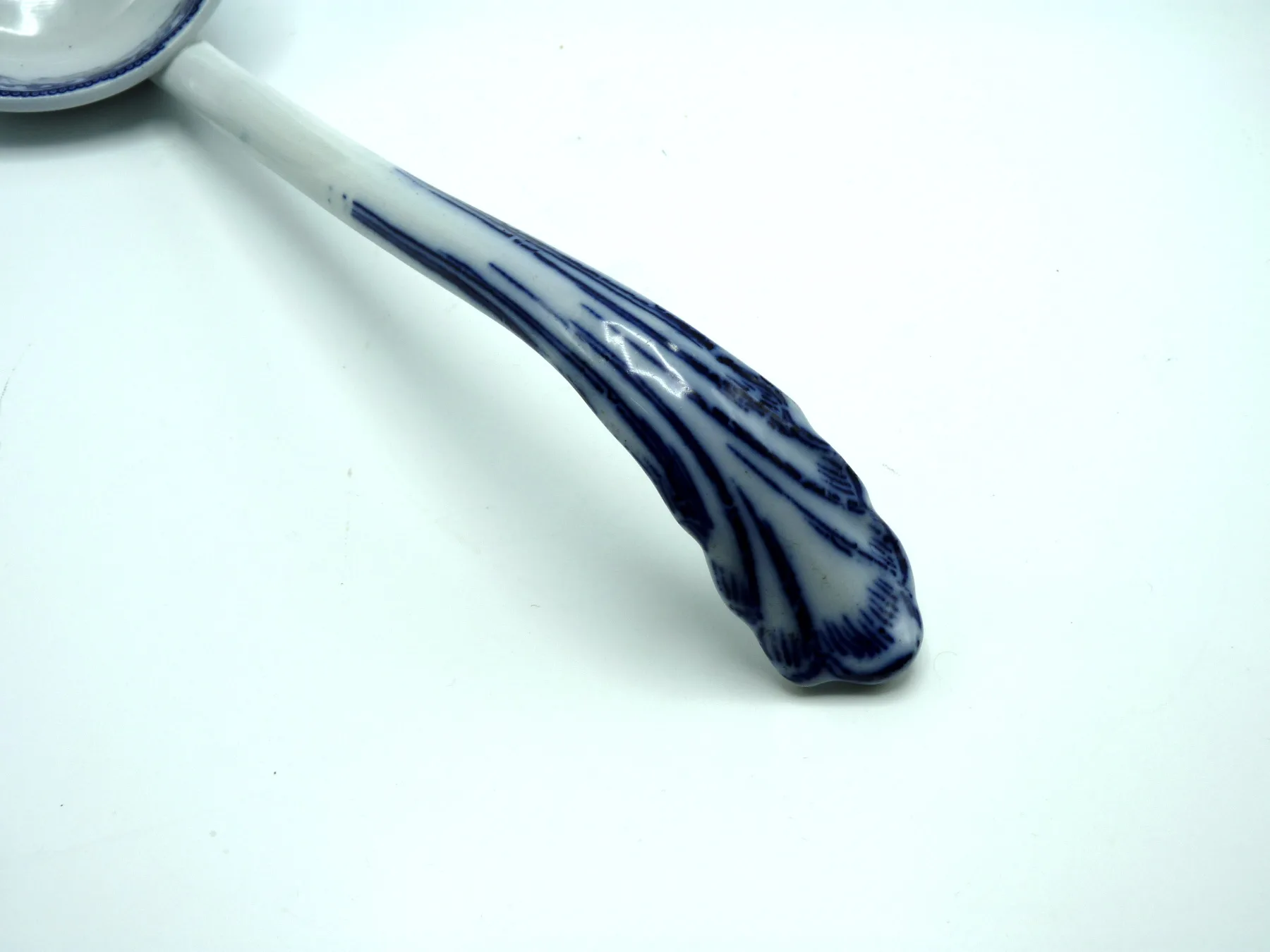 Flow Blue Soup Ladle - Image 2