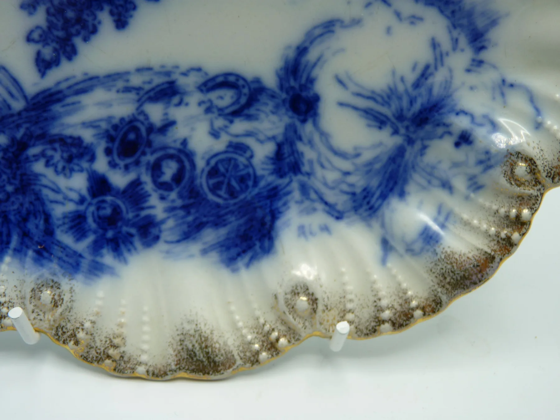 Flow Blue Commemorative Plate - Image 2