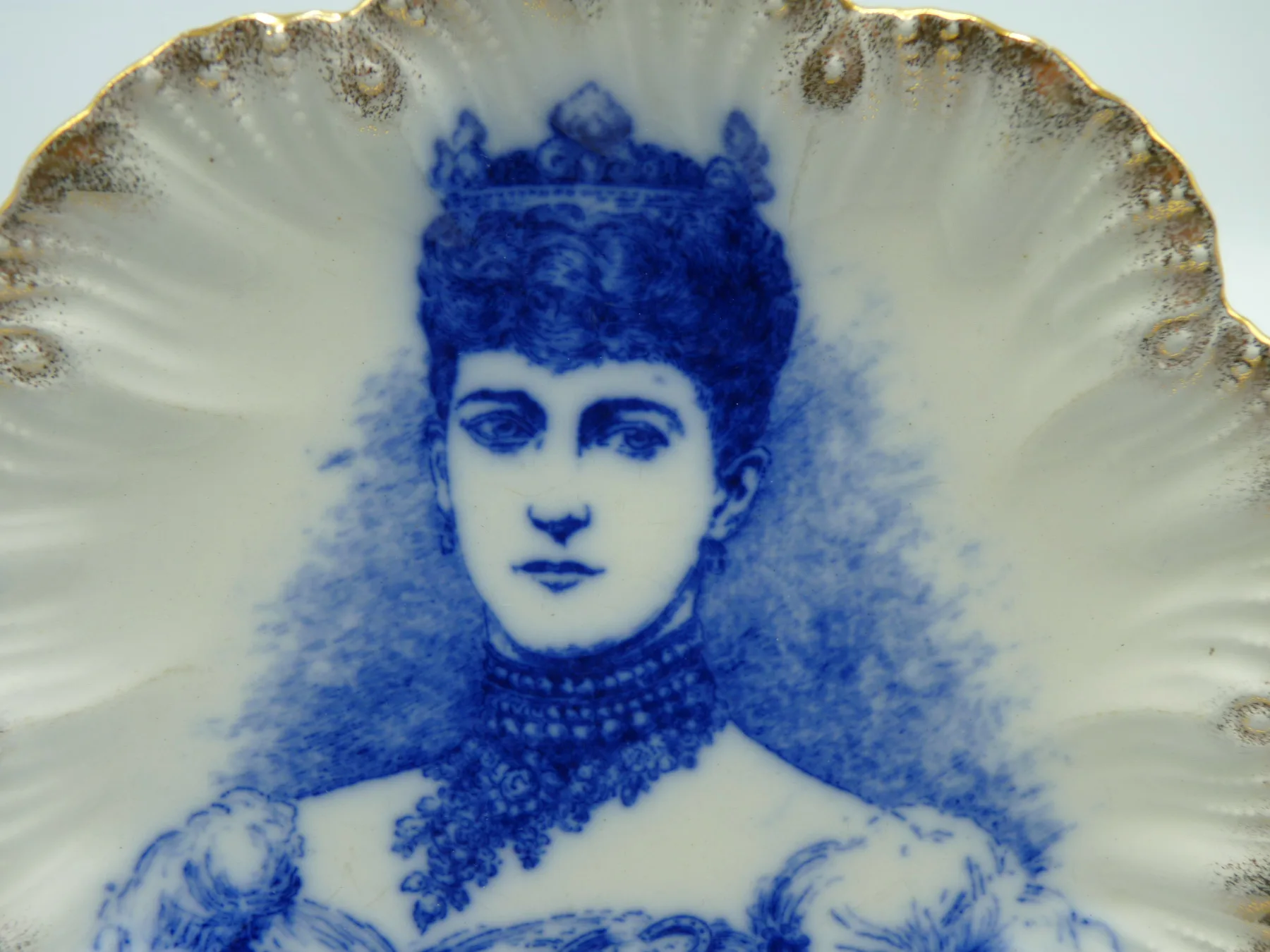 Flow Blue Commemorative Plate - Image 3