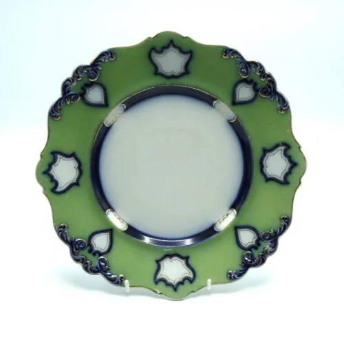 Flow Blue and Green Ground Plate