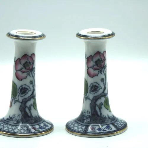 Mulberry & Polychrome Candlesticks Keeling & Co.