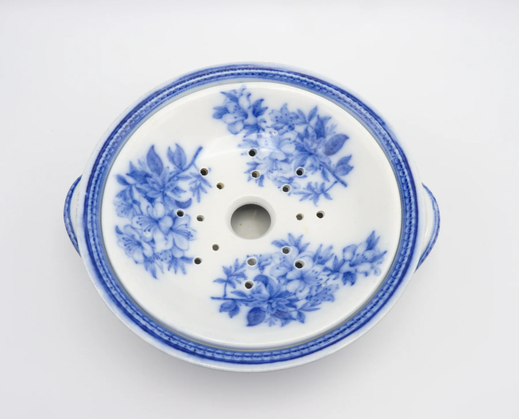 2 Piece Flow Blue Sponge Dish /Bowl  - Rare Item - Image 3