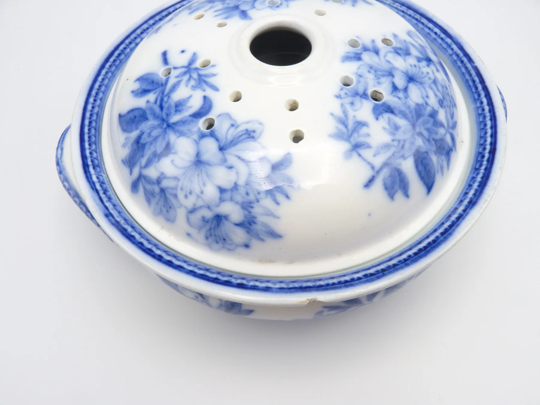 2 Piece Flow Blue Sponge Dish /Bowl  - Rare Item - Image 7