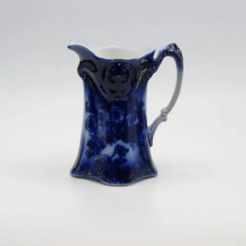Flow Blue Pansy Jug