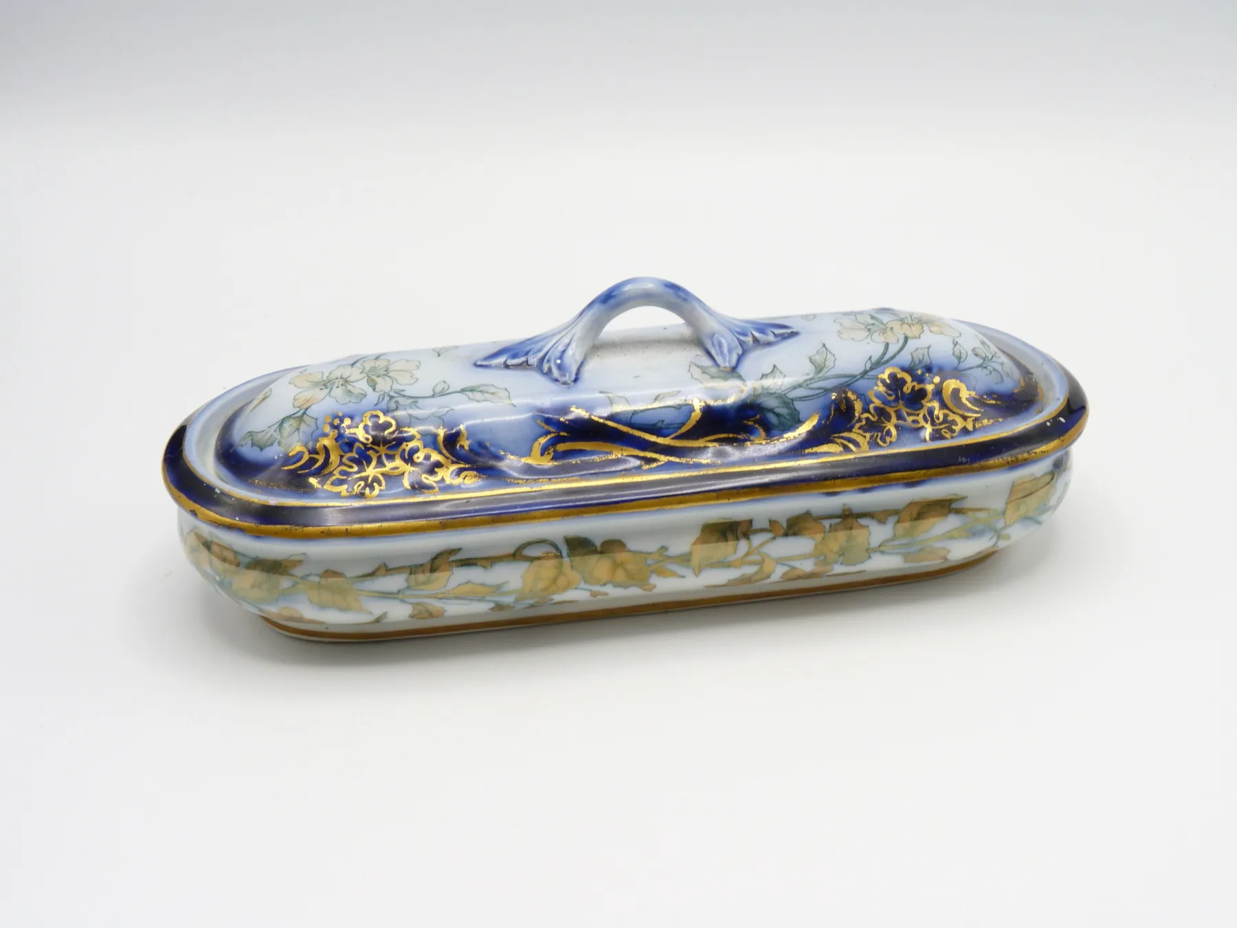 Flow Blue With Gold - Samuel Alcock - Razor Box