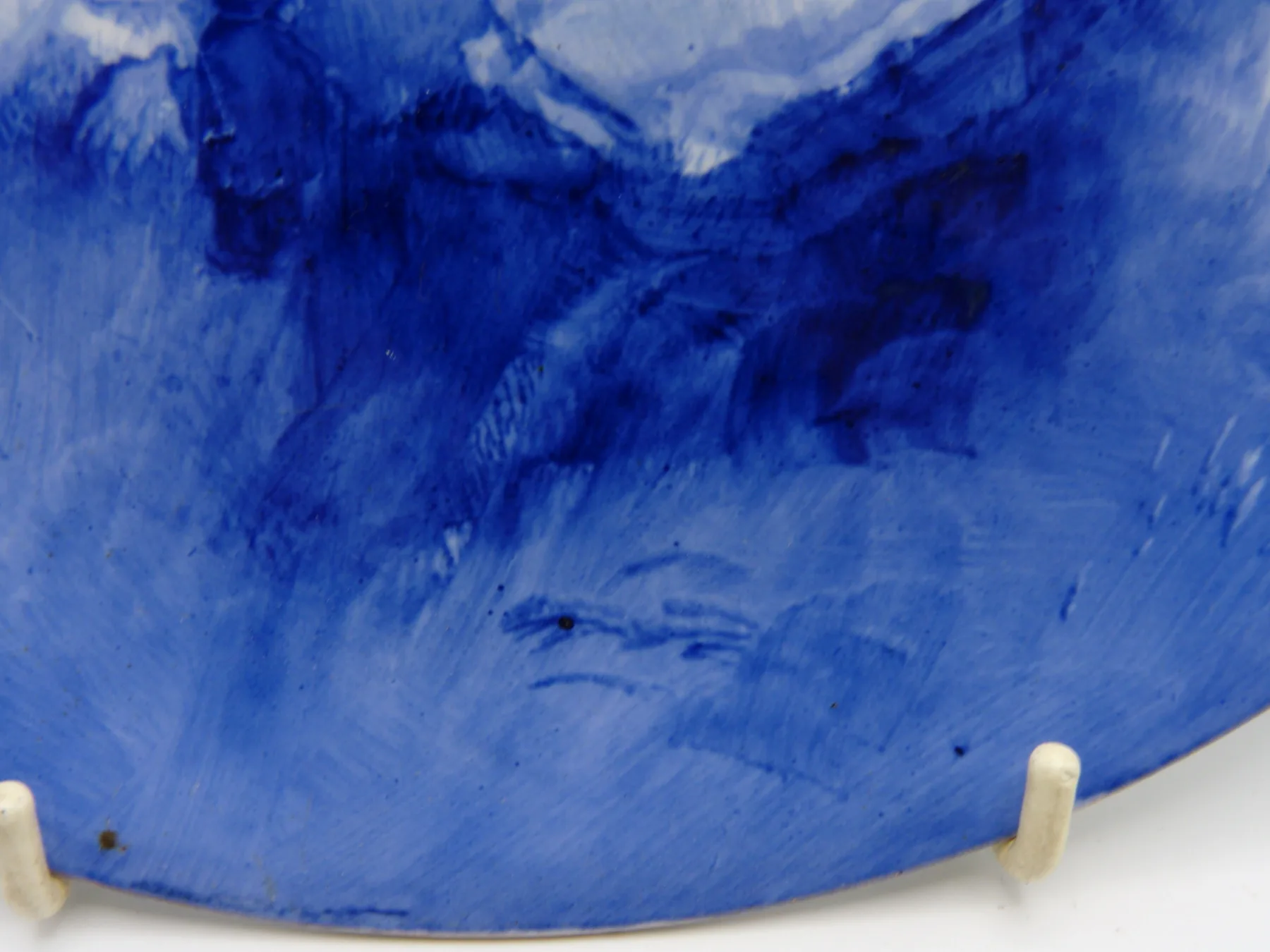 Flow Blue Doulton "Blue Children" Rack Plate - Image 2