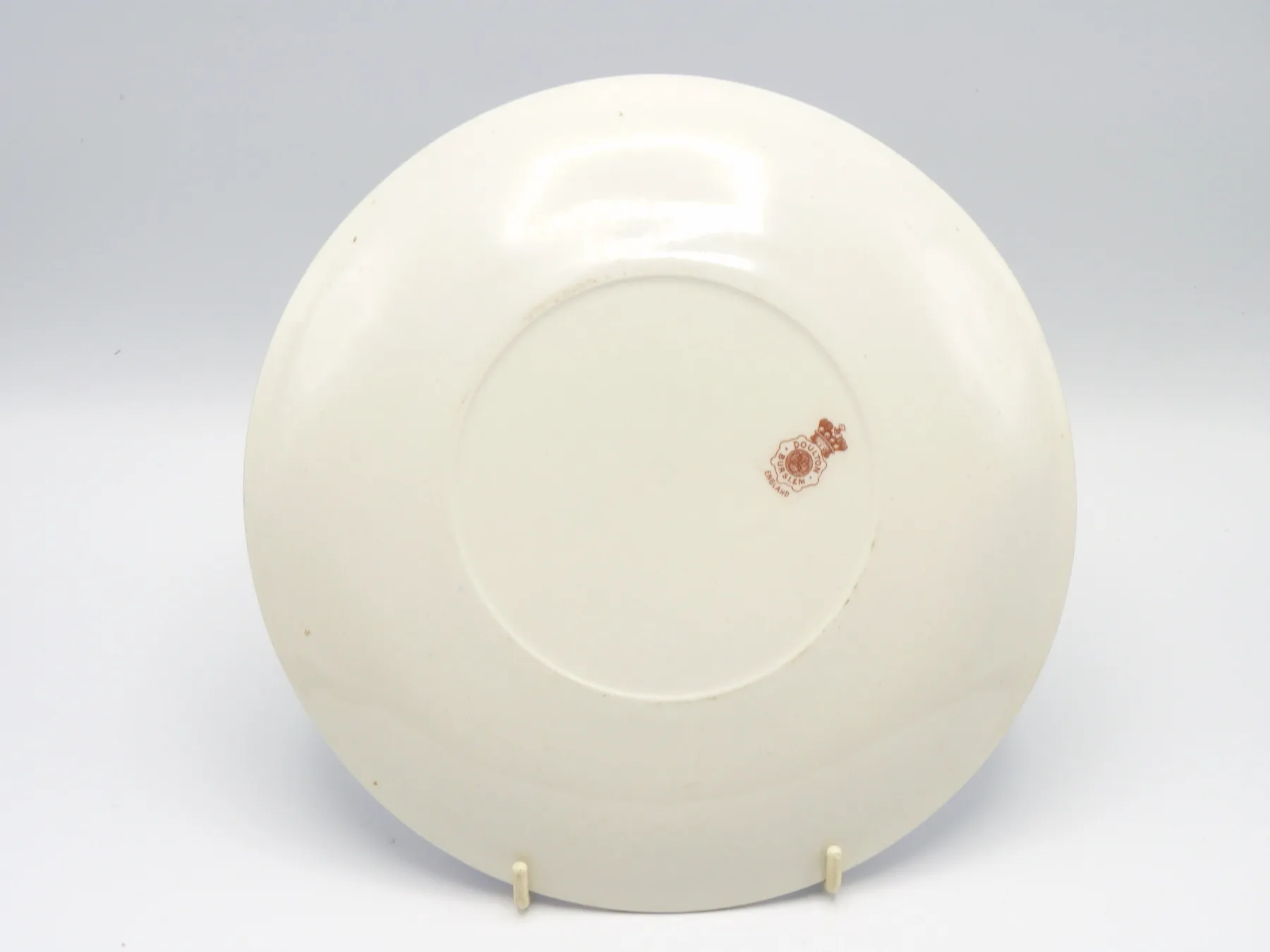 Flow Blue Doulton "Blue Children" Rack Plate - Image 3
