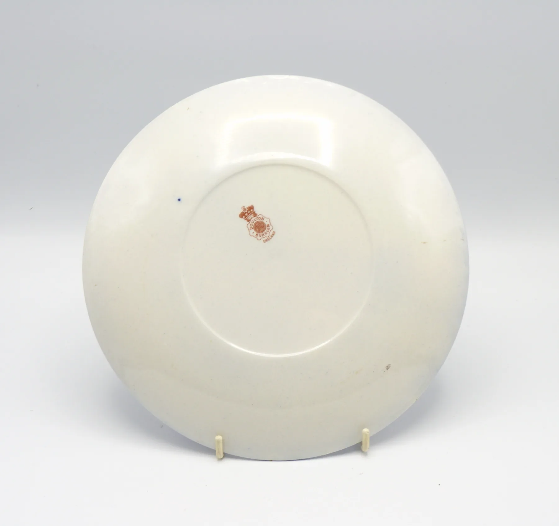Flow Blue Doulton "Blue Children" Rack Plate - Image 3