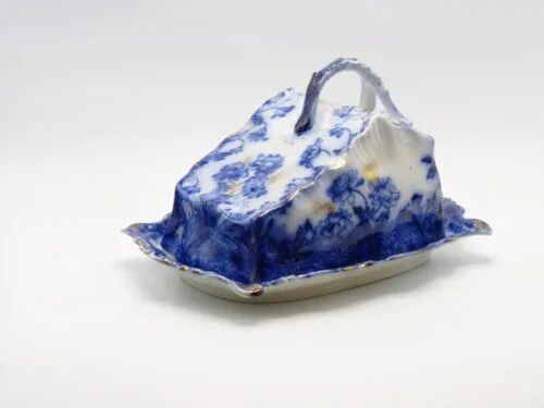 Flow Blue Stunning Cheese Keep / Dish - Image 2