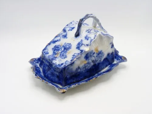 Flow Blue Stunning Cheese Keep / Dish - Image 3