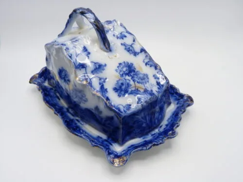 Flow Blue Stunning Cheese Keep / Dish