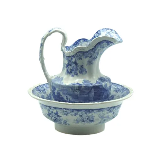 Blue and White
