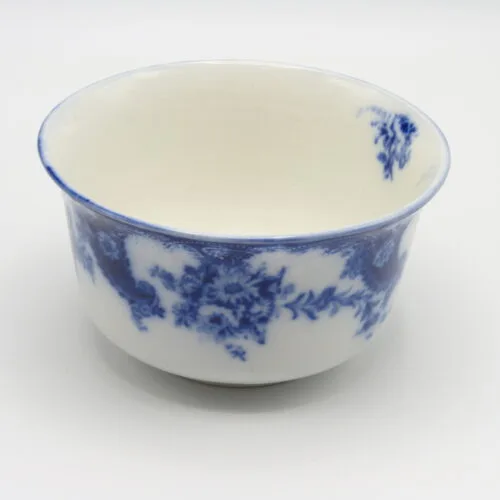 Flow Blue Waste Bowl /  Open Sugar Bowl "Lois"