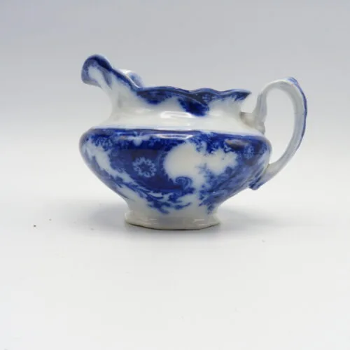 Flow Blue Creamer "Lois"