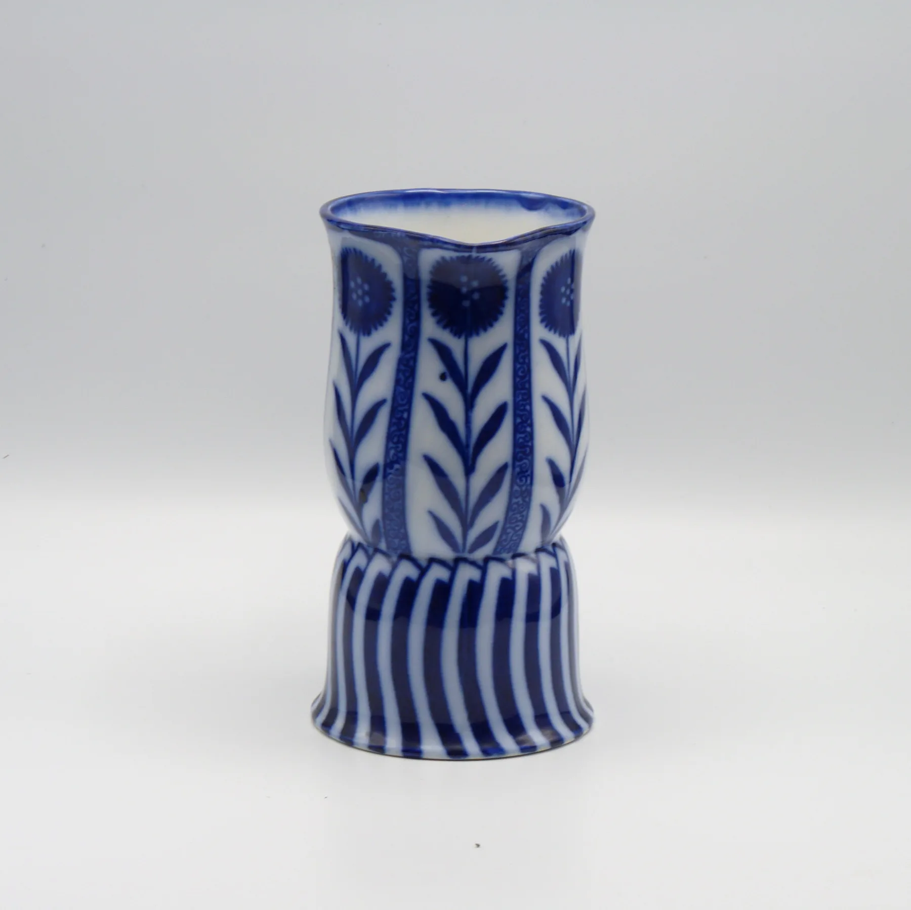 Doulton Flow Blue "Sunflower" Skirted Jug - Image 4