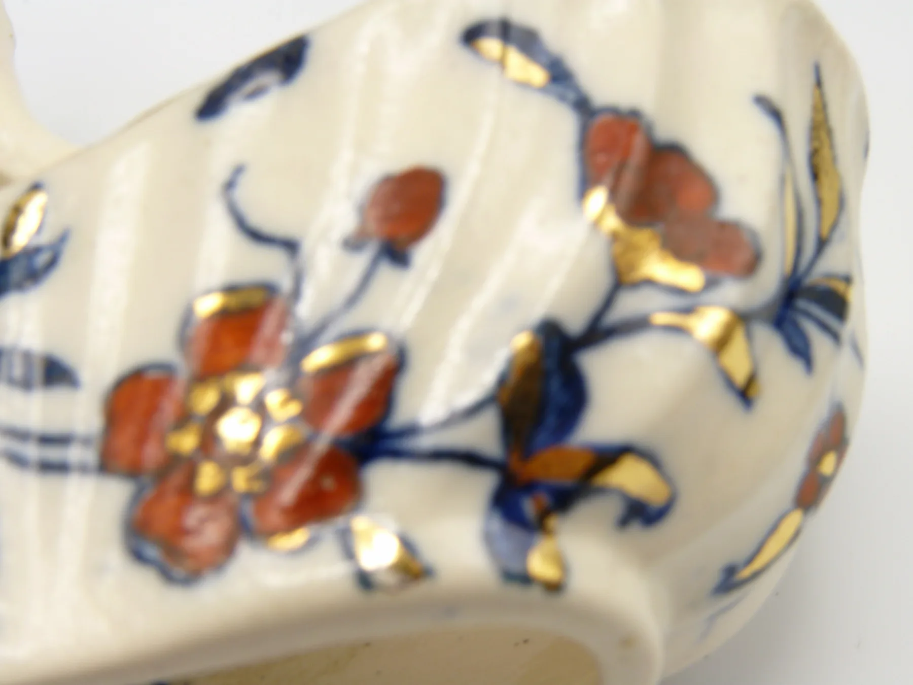 Blue, Red & Gold Egg Cups and Holder - Image 8