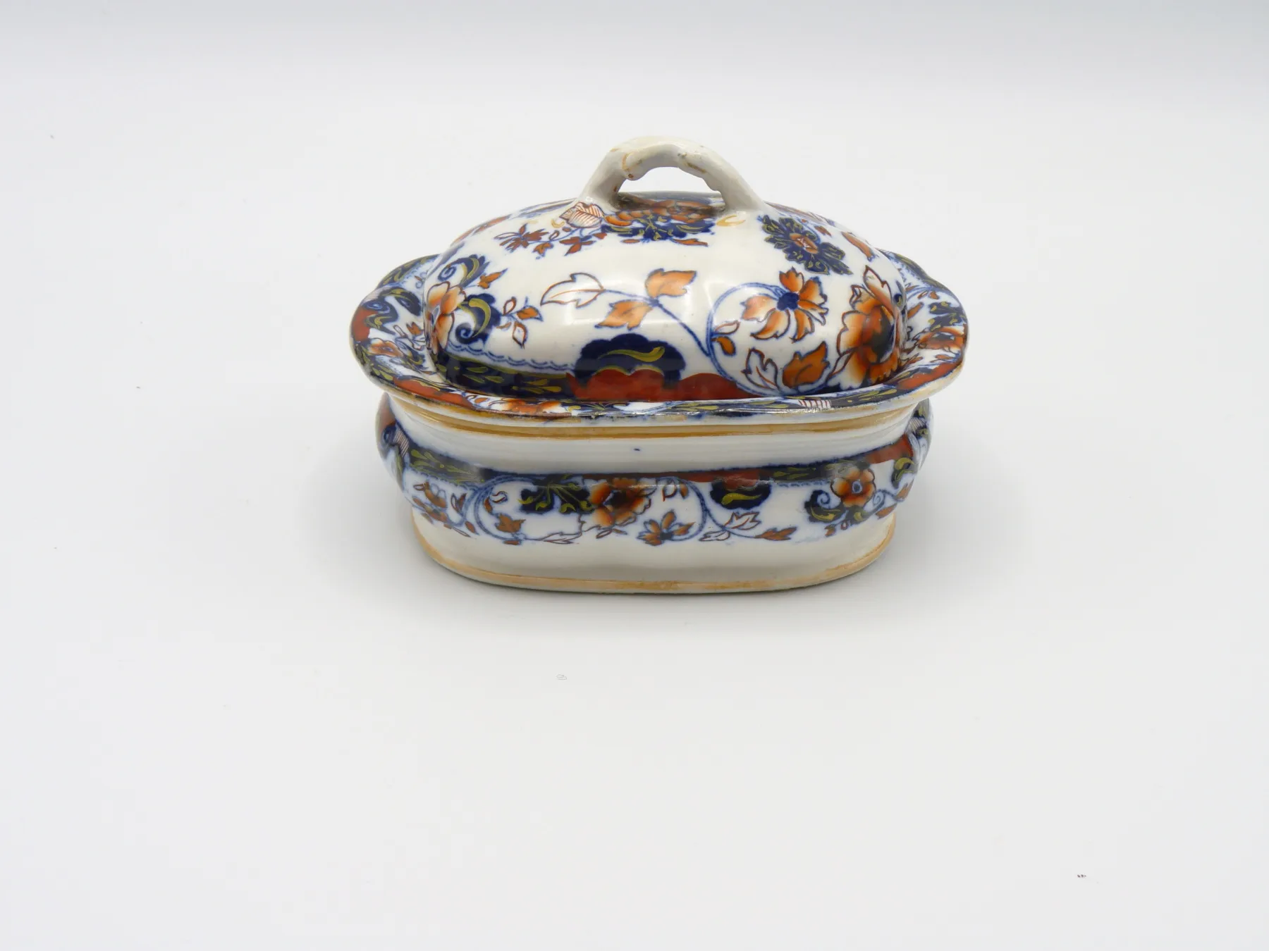 3 Piece Soap Dish - Amherst Japan - Polychrome