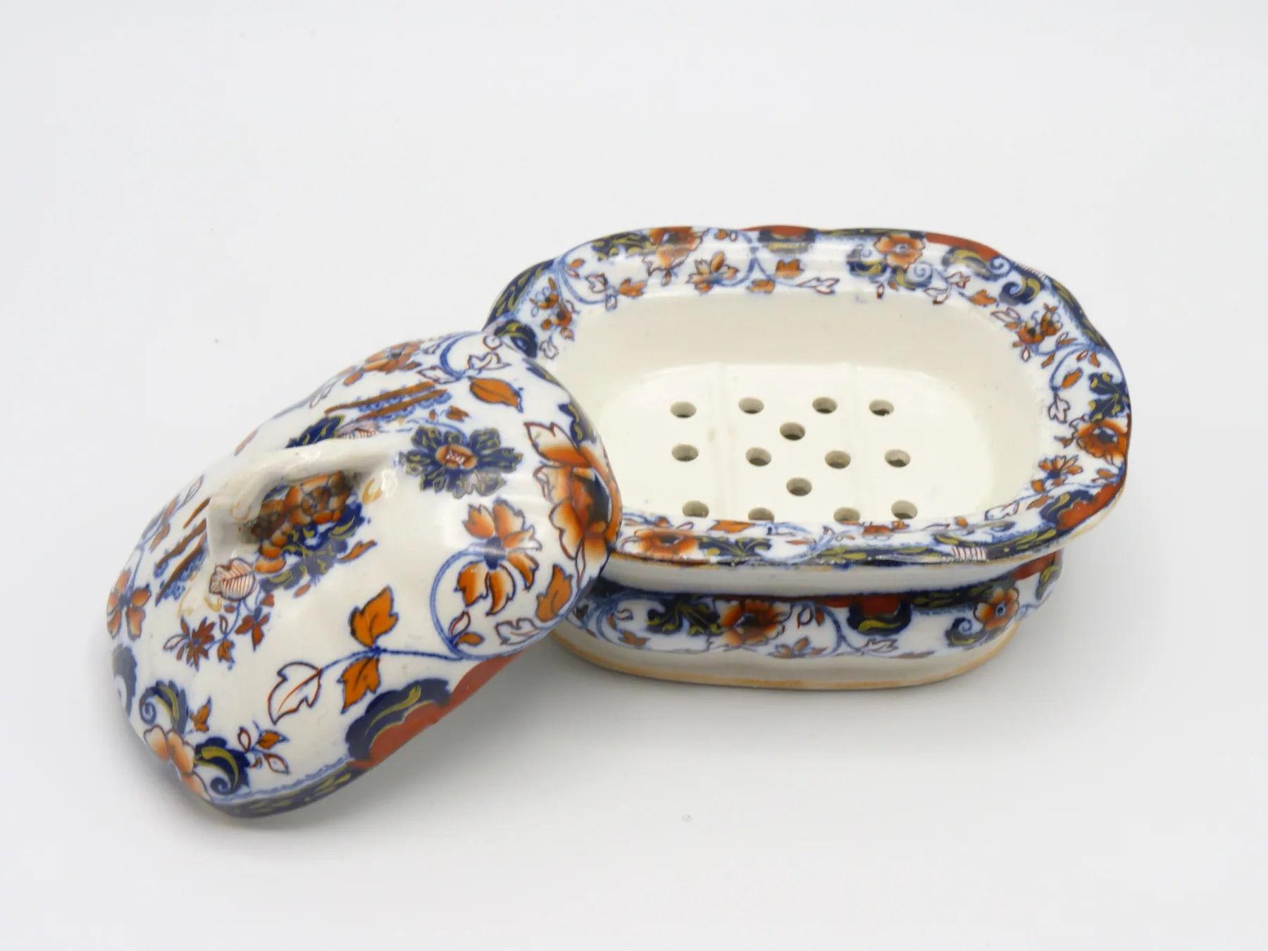 3 Piece Soap Dish - Amherst Japan - Polychrome - Image 3