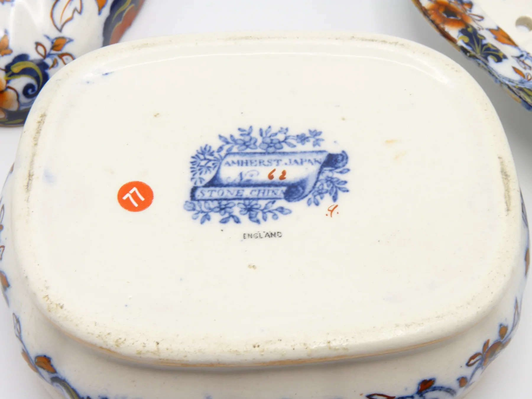 3 Piece Soap Dish - Amherst Japan - Polychrome - Image 5