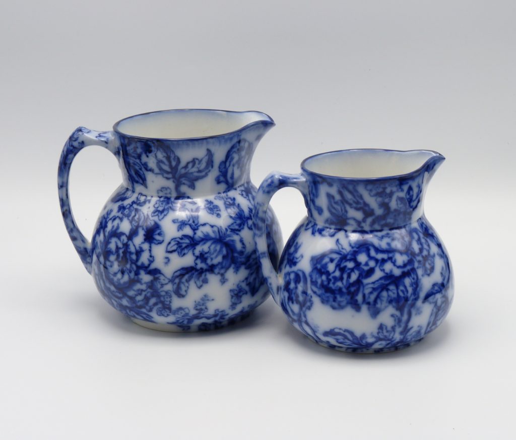 Flow Blue Cavendish Losol Ware Jug (R60) - Jackie's Antique Showcase