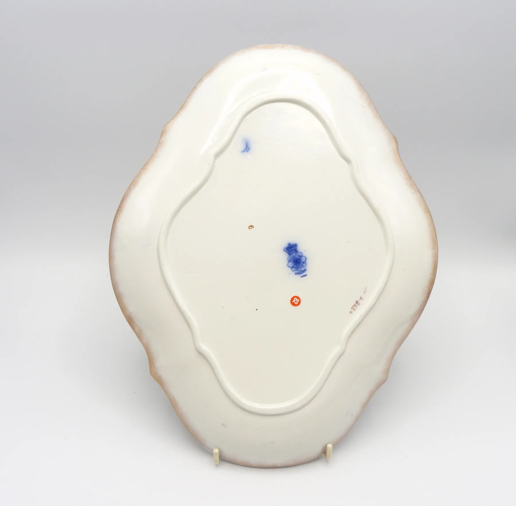 Doulton Flow Blue Briar Rose Shaped Plaque / Tray - Image 5