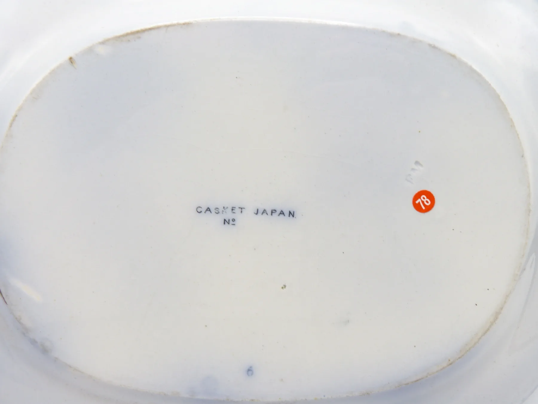 Flow Blue Polychrome Small Platter - 1845 - Image 4