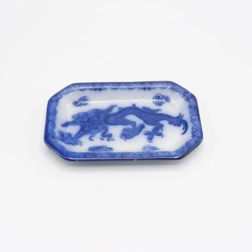 Flow Blue Pin Dish Doulton Oyama