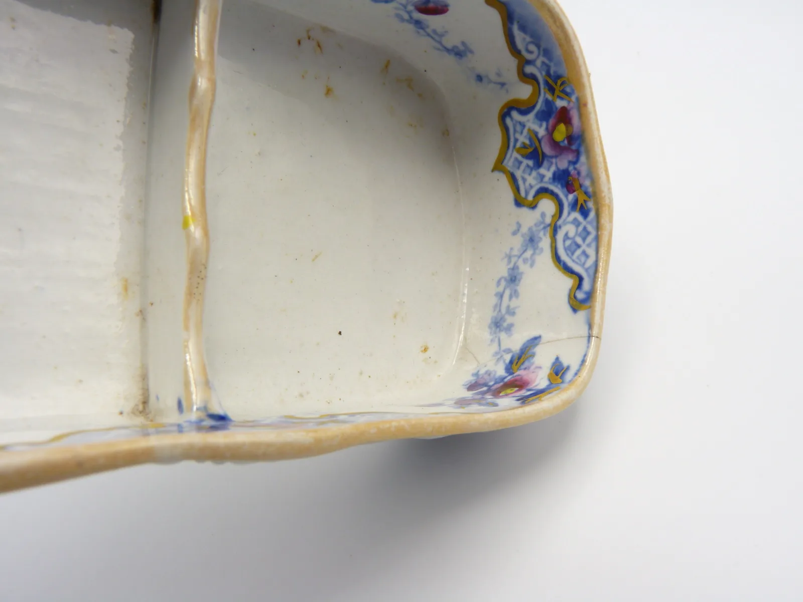 Toothbrush / Razor Box Polychrome "Bandana" c1814-1830 - Image 12