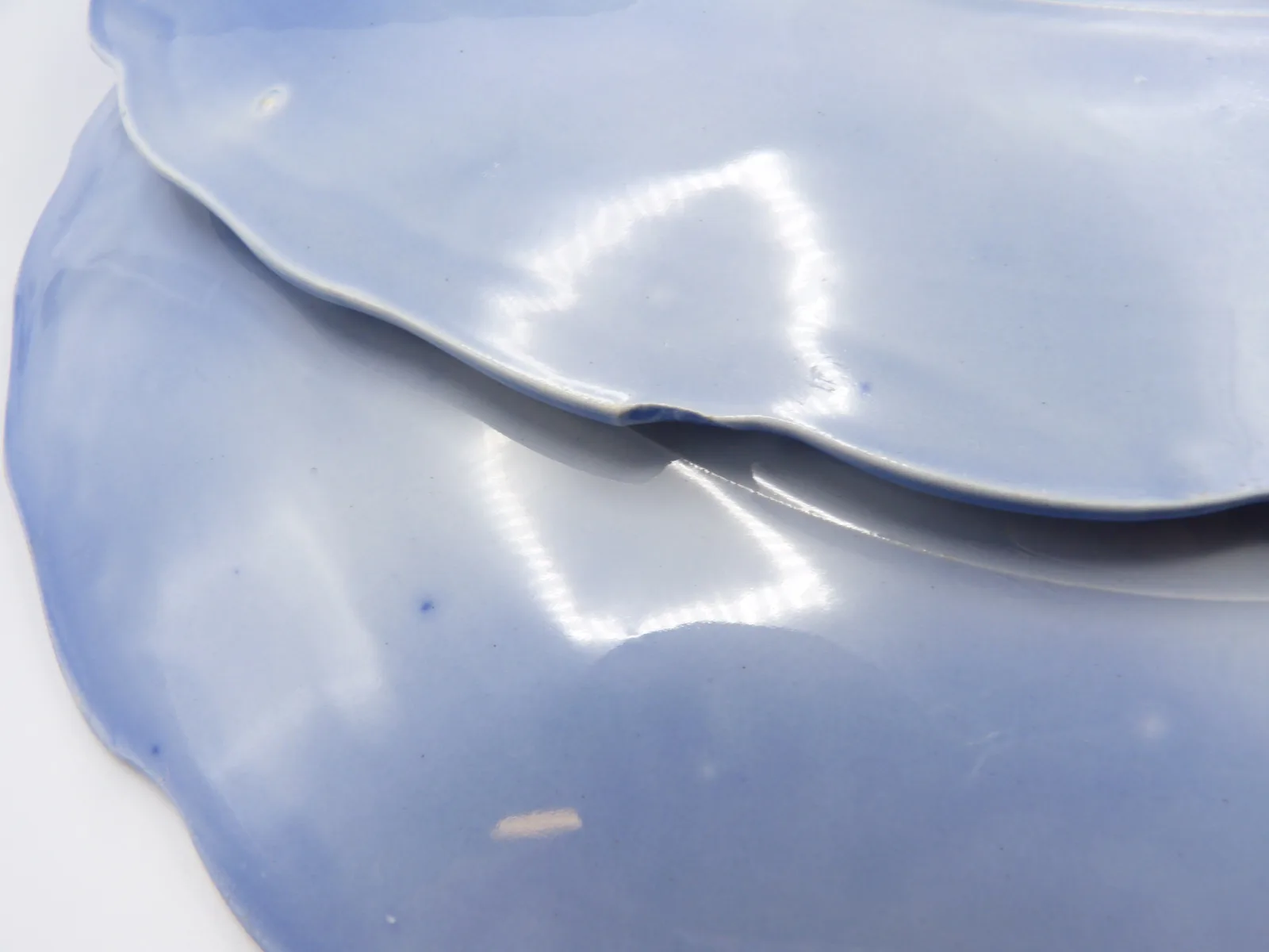 4 Flow Blue Plates "Verona" by Wood & Son - Image 5