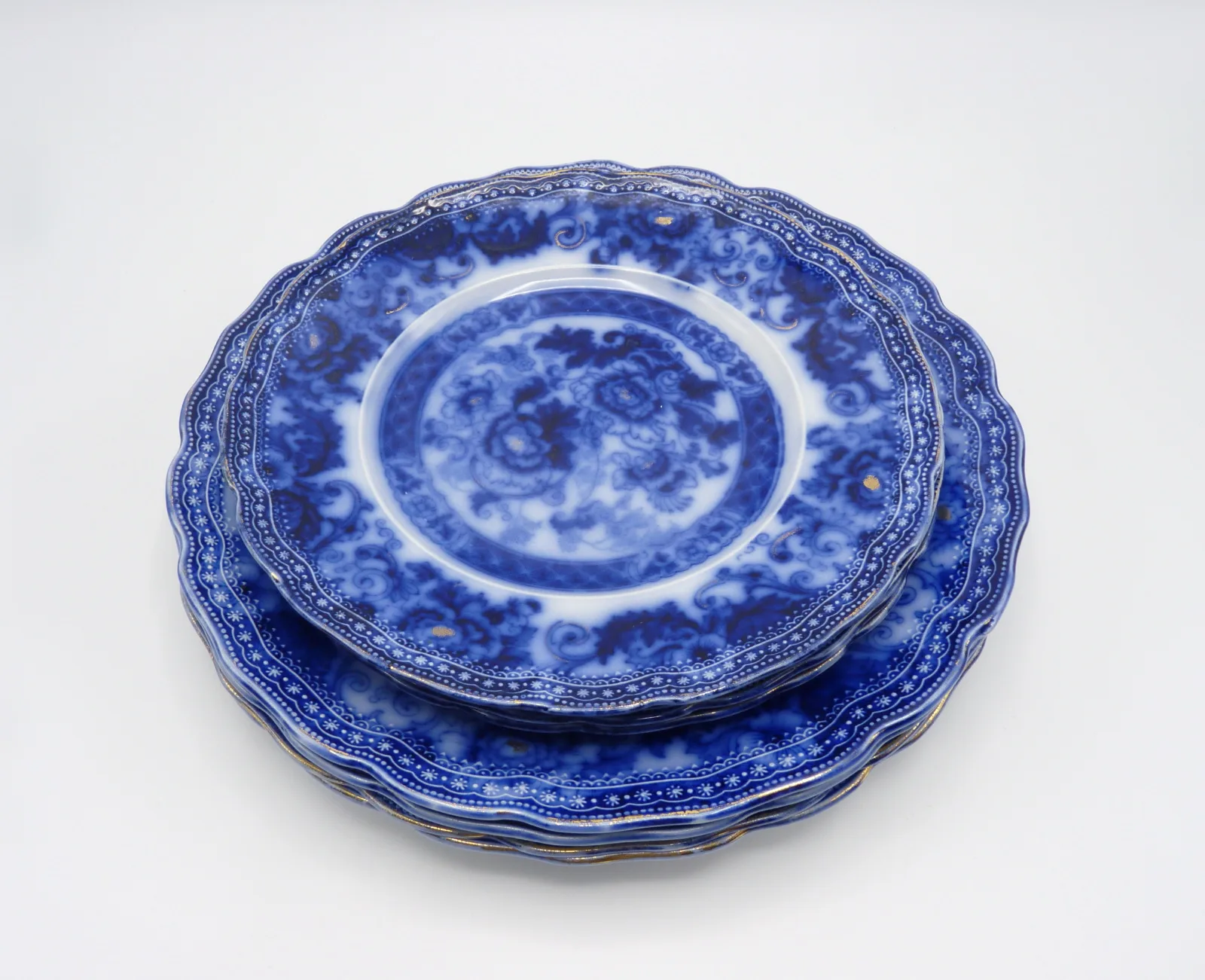 Four Salad Plates "Verona" by Wood & Son - Image 7