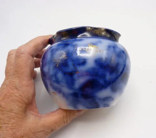 Miniature Flow Blue Flower Pot - Image 3