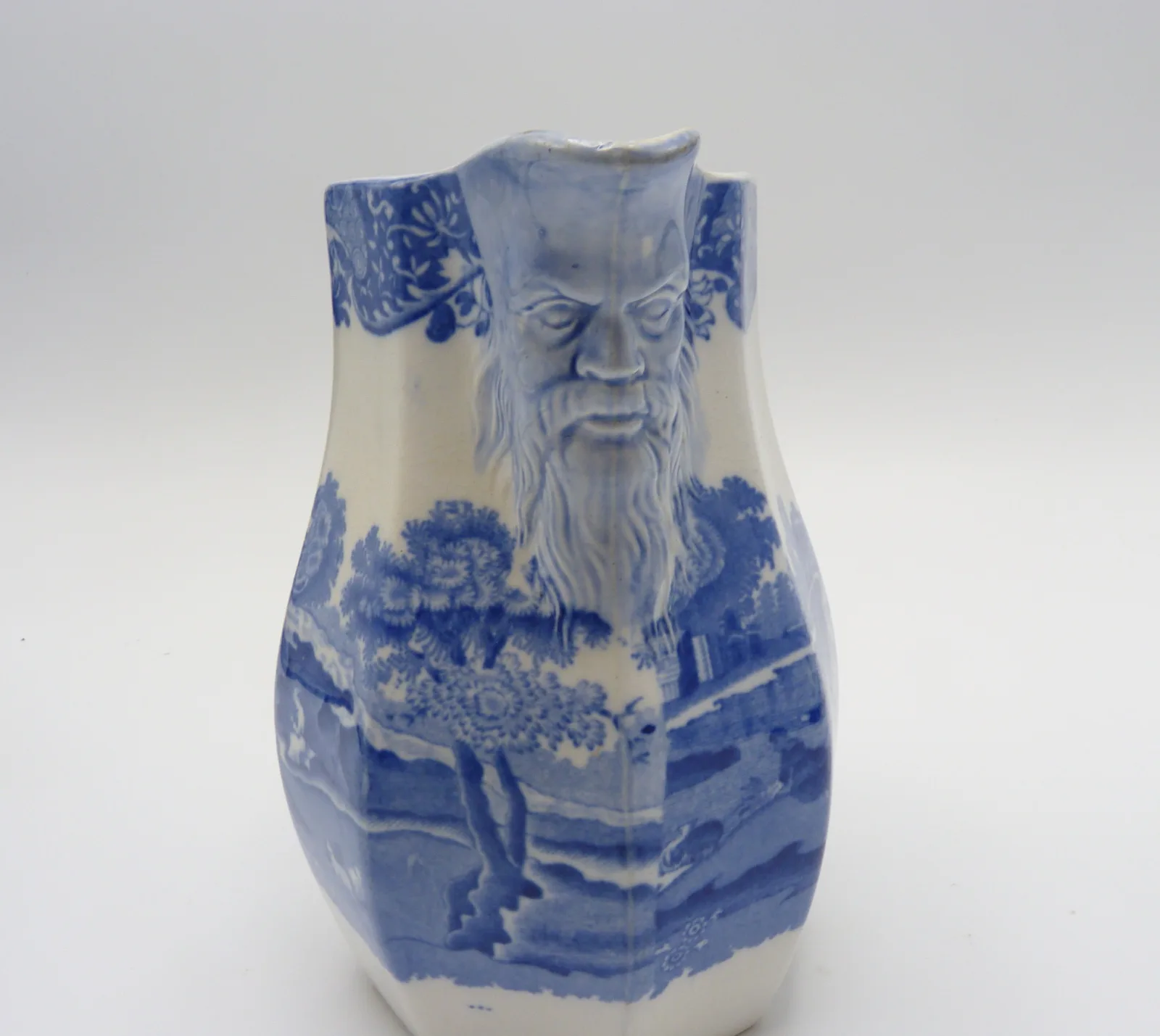 Face Mask Jug - Spode Italian - Rare c1930