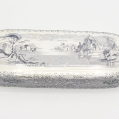 Mulberry Razor/Toothbrush Box a/f Montilla c 1850 - Davenport