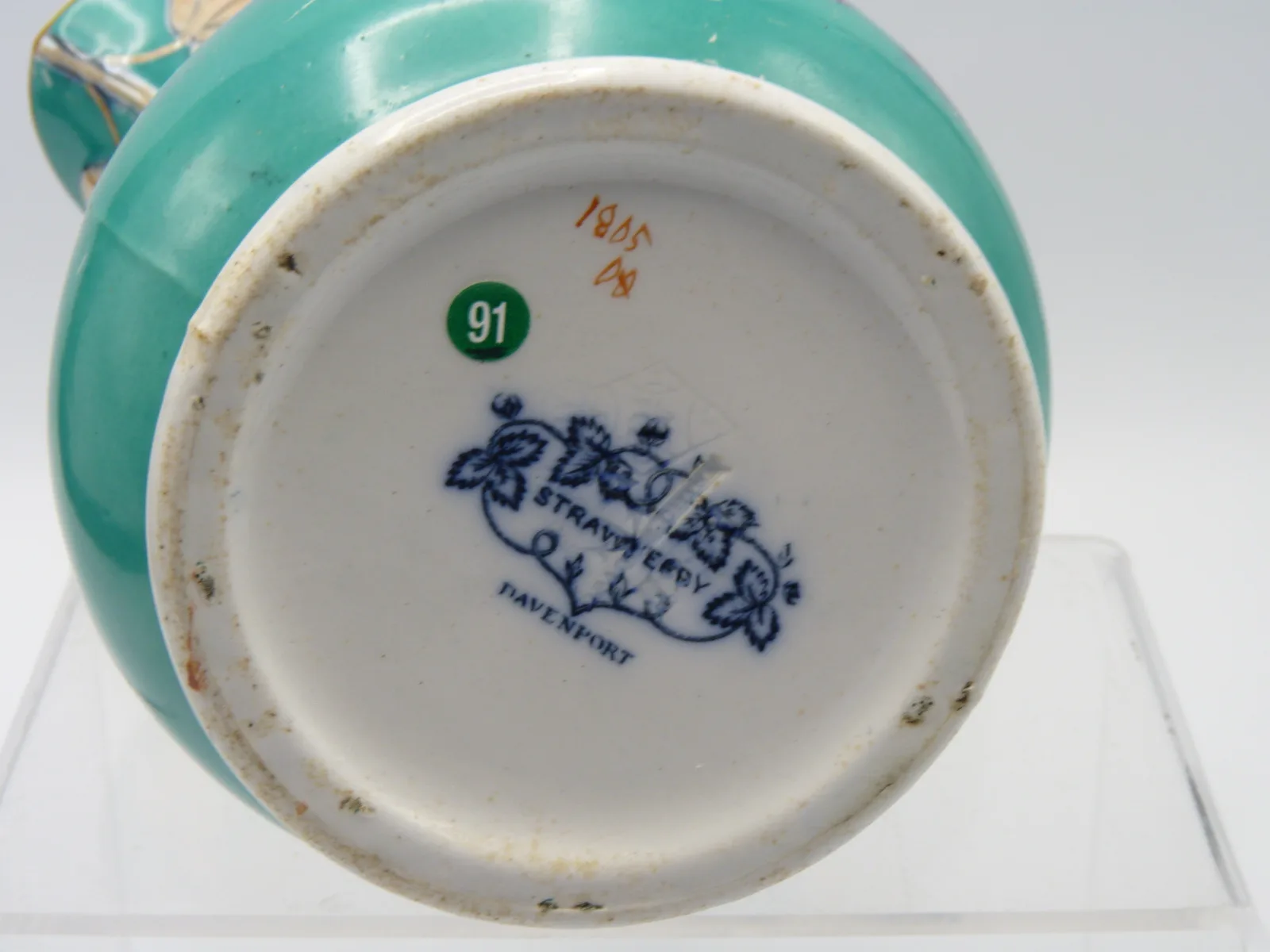 Green Ground Davenport Jug - Starwberry - Image 7