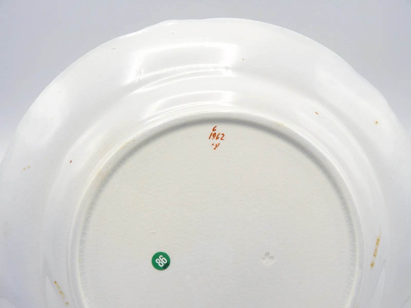 Red Ground Flow Blue Plate - Image 3