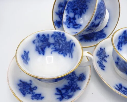 Flow Blue Cup & Saucer (2 available) - Image 2