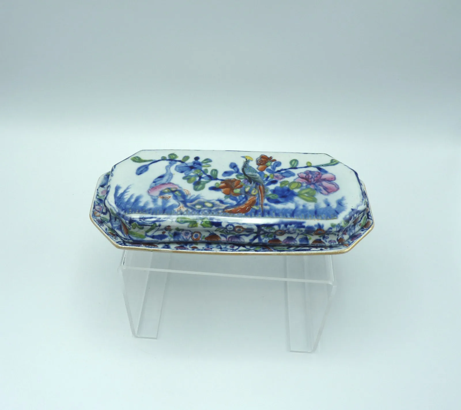 Chinese Pheasant Razor / Toothbrush Box - Mason - Image 2