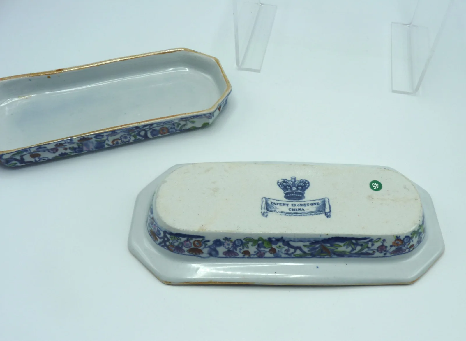 Chinese Pheasant Razor / Toothbrush Box - Mason - Image 4